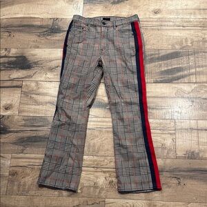 MOTHER
The Insider Plaid Ankle Jeans